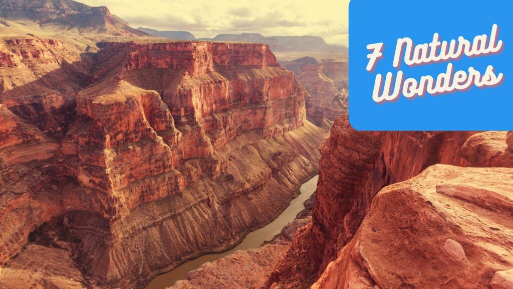 Grand Canyon Ariel view - 7 natural wonders of the world